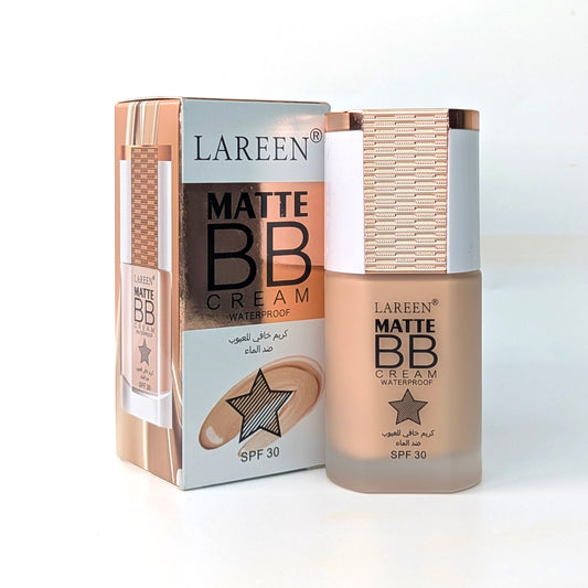 Lareen Matte BB Cream with packaging on a white background